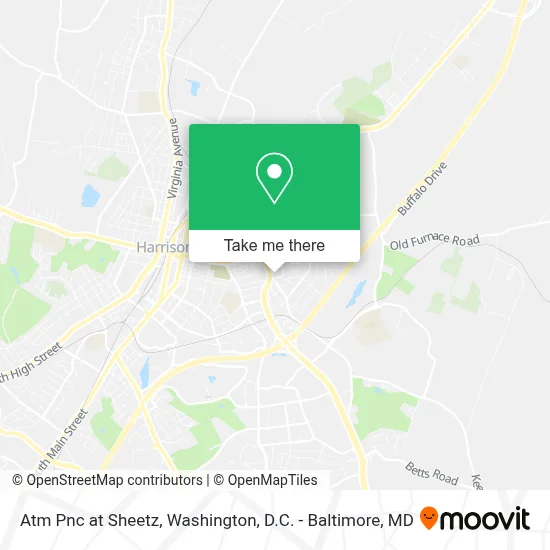 Atm Pnc at Sheetz map