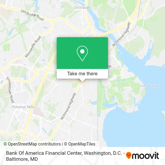 Bank Of America Financial Center map