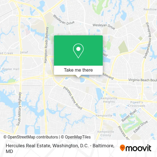 Hercules Real Estate map