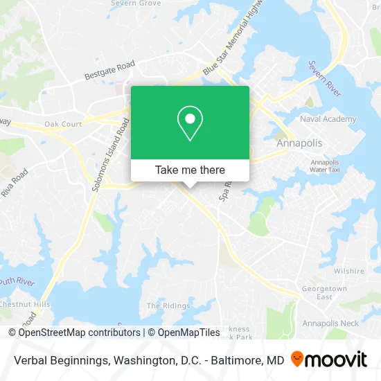 Verbal Beginnings map
