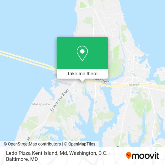 Ledo Pizza Kent Island, Md map