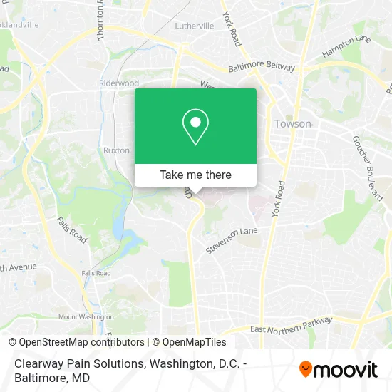 Clearway Pain Solutions map