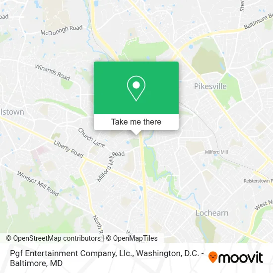 Pgf Entertainment Company, Llc. map