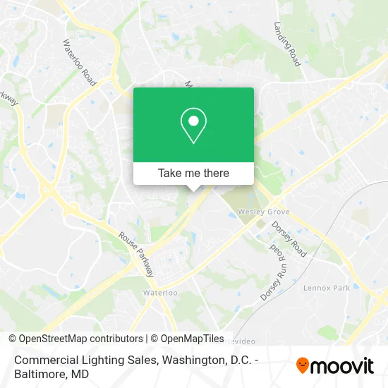Commercial Lighting Sales map