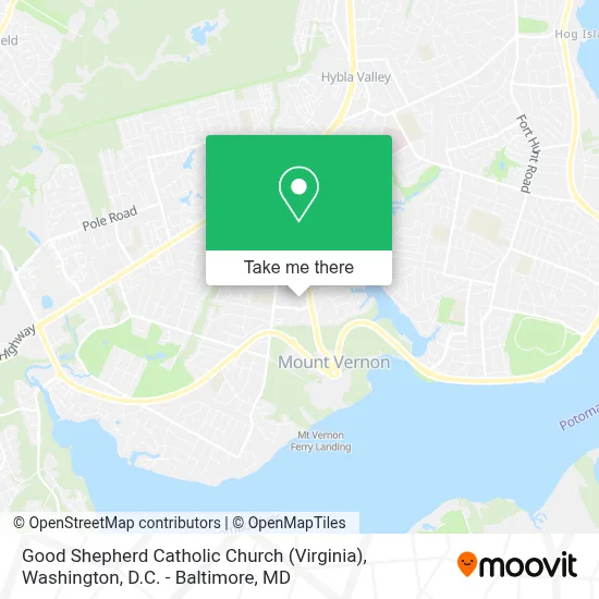 Good Shepherd Catholic Church (Virginia) map