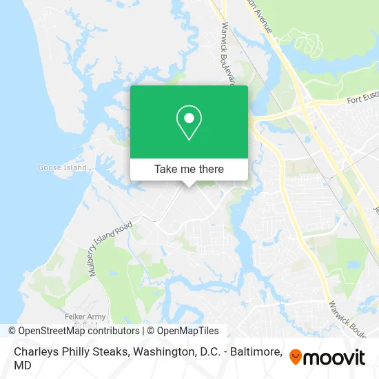 Charleys Philly Steaks map