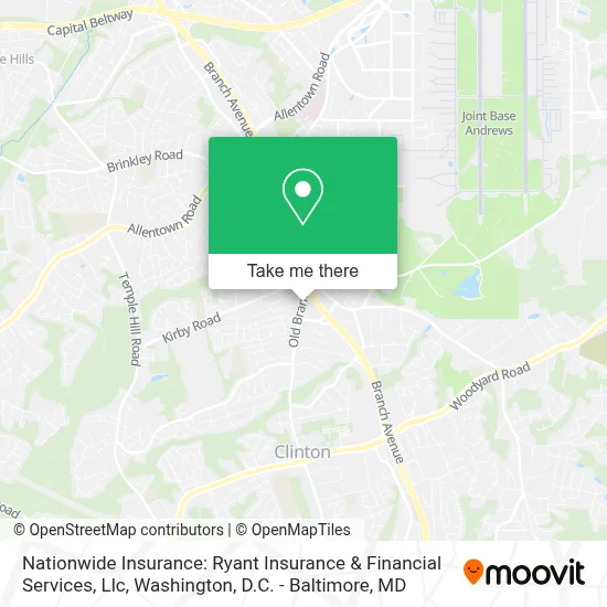 Nationwide Insurance: Ryant Insurance & Financial Services, Llc map