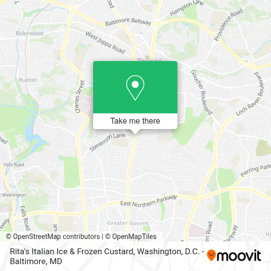 Rita's Italian Ice & Frozen Custard map