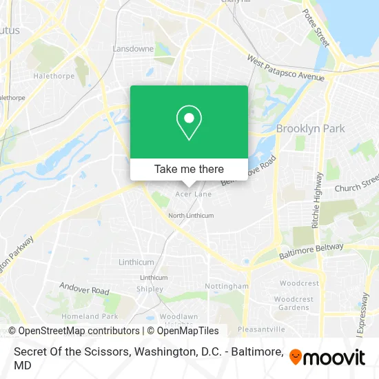 Secret Of the Scissors map