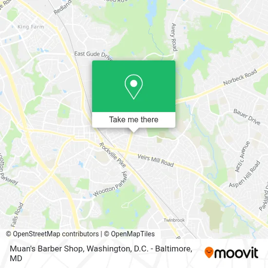 Muan's Barber Shop map