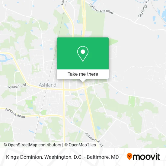 Kings Dominion map