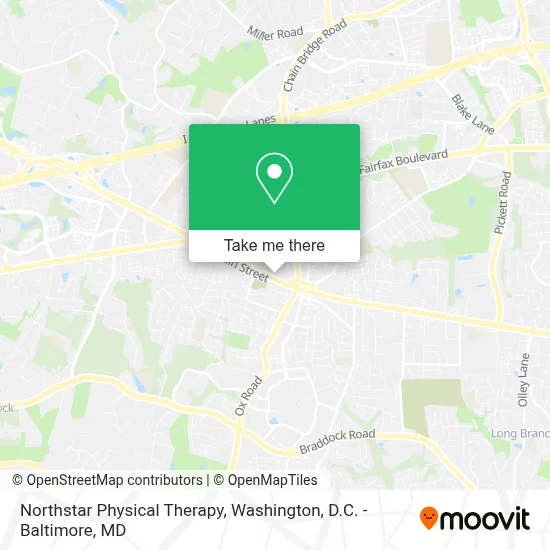 Northstar Physical Therapy map