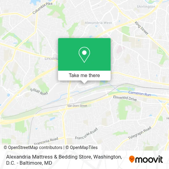 Alexandria Mattress & Bedding Store map