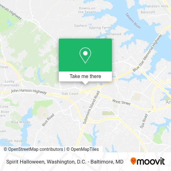 Spirit Halloween map