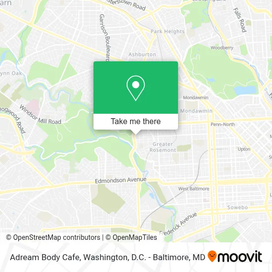 Adream Body Cafe map