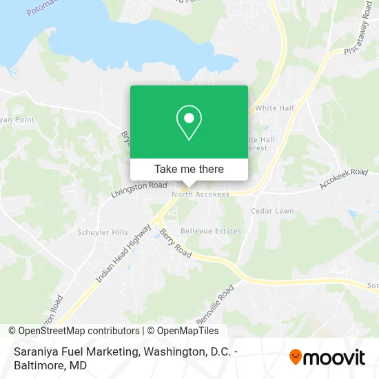 Saraniya Fuel Marketing map