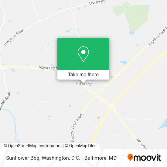Sunflower Bbq map