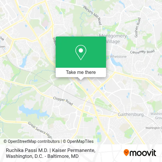 Ruchika Passi M.D. | Kaiser Permanente map
