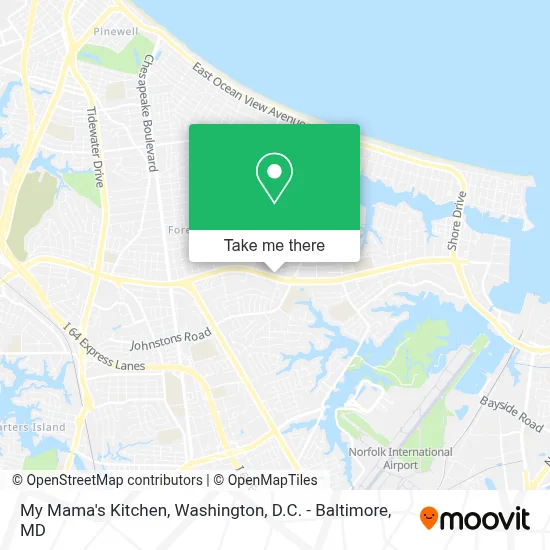 My Mama's Kitchen map