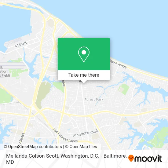 Mellanda Colson Scott map