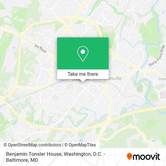 Benjamin Tonsler House map
