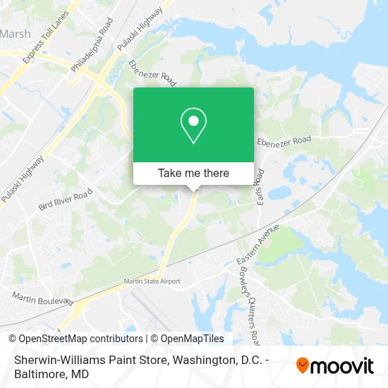 Sherwin-Williams Paint Store map