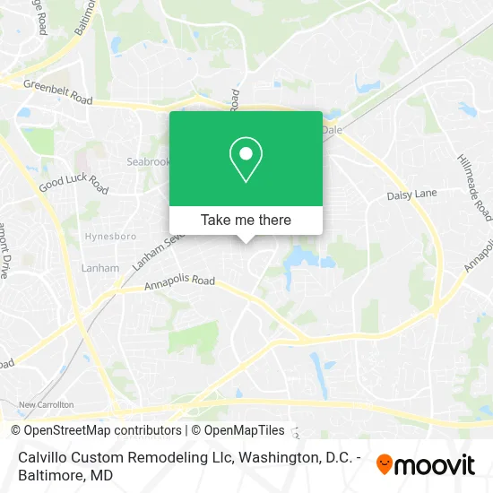Calvillo Custom Remodeling Llc map