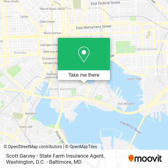 Scott Garvey - State Farm Insurance Agent map