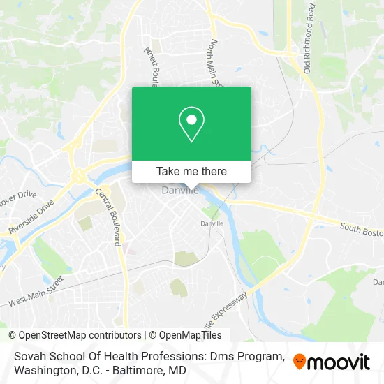 Sovah School Of Health Professions: Dms Program map