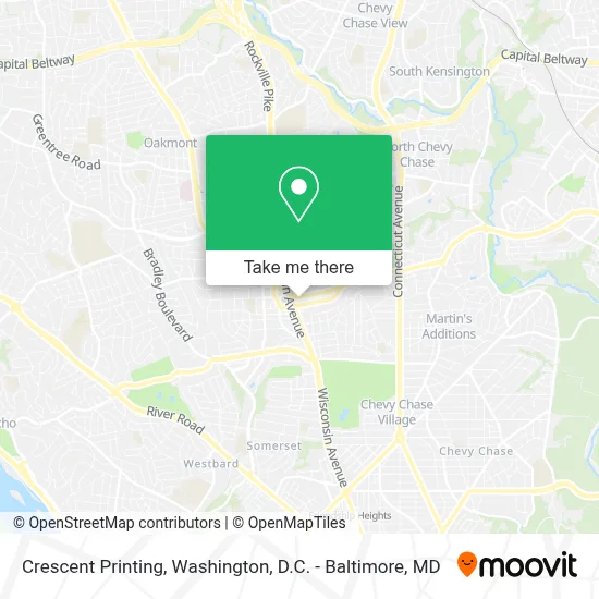Crescent Printing map