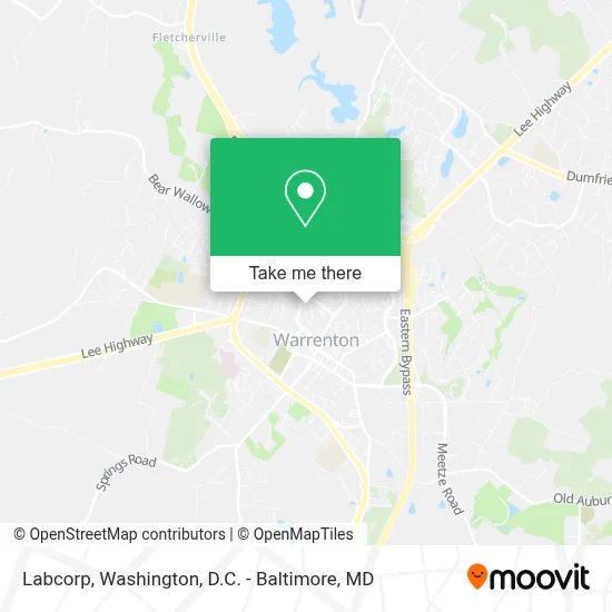 Labcorp map