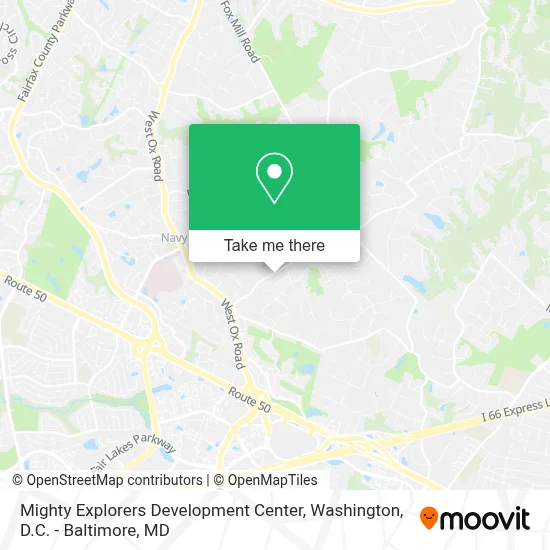 Mighty Explorers Development Center map