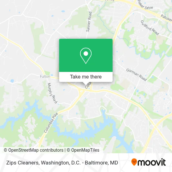 Zips Cleaners map