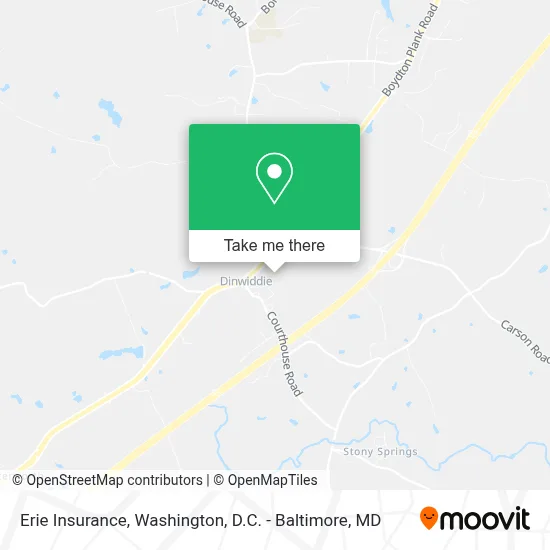 Erie Insurance map