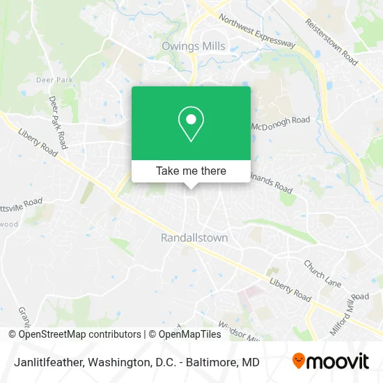Janlitlfeather map