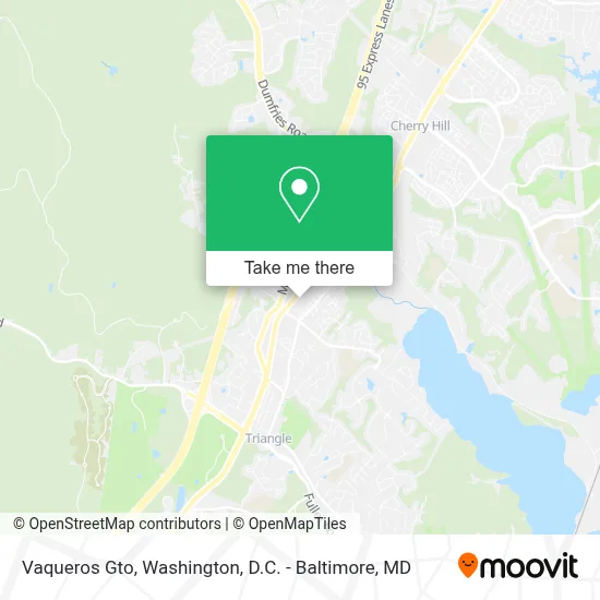 Vaqueros Gto map