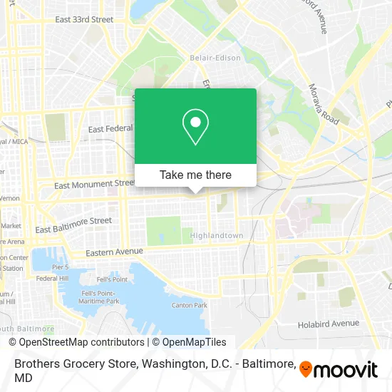 Brothers Grocery Store map