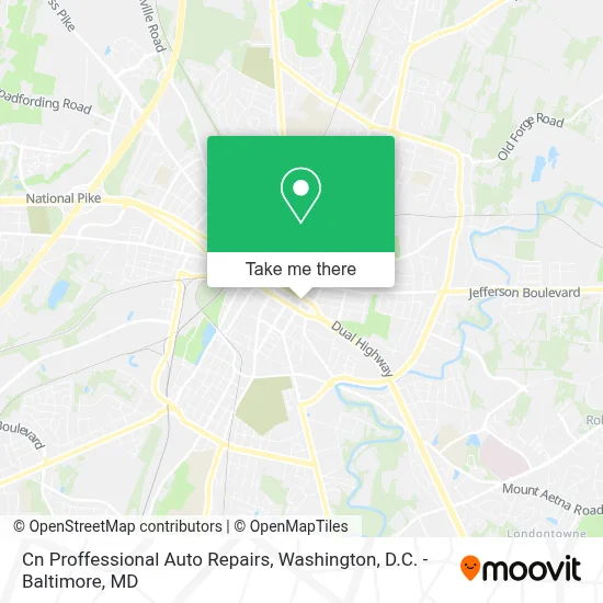 Cn Proffessional Auto Repairs map