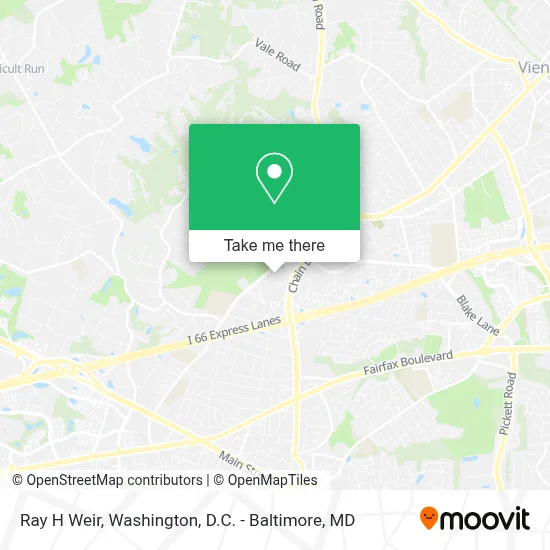 Ray H Weir map
