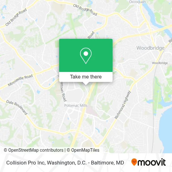 Collision Pro Inc map