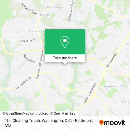 The Cleaning Touch map