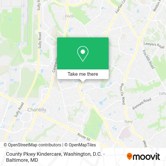 County Pkwy Kindercare map