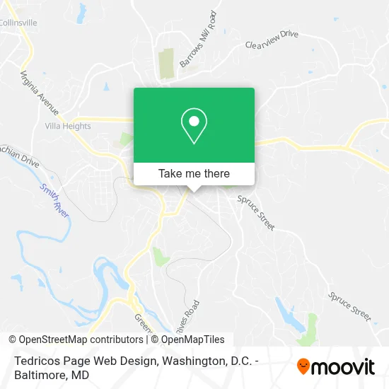 Tedricos Page Web Design map