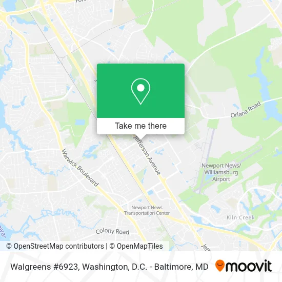 Walgreens #6923 map
