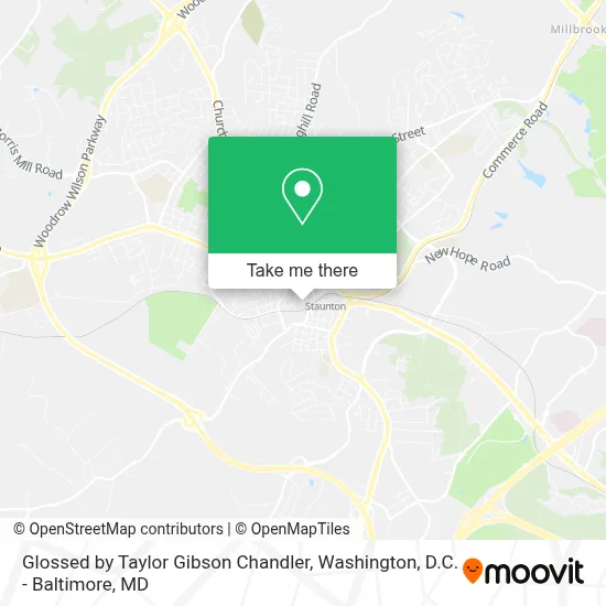 Glossed by Taylor Gibson Chandler map
