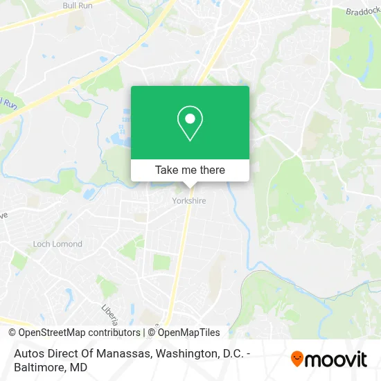 Autos Direct Of Manassas map