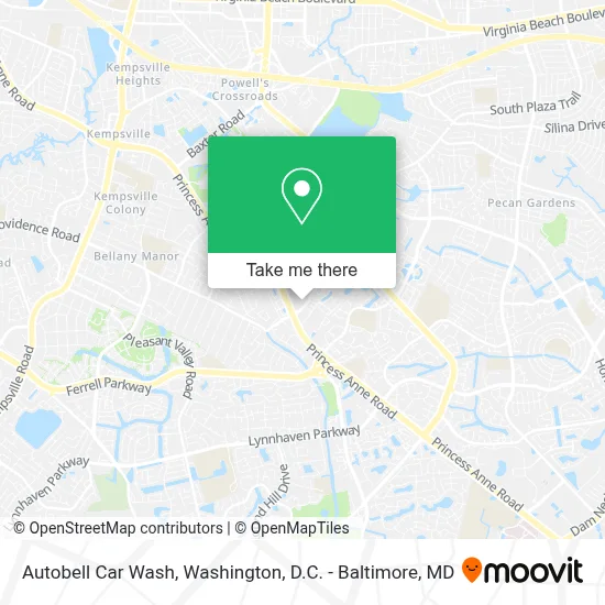 Autobell Car Wash map