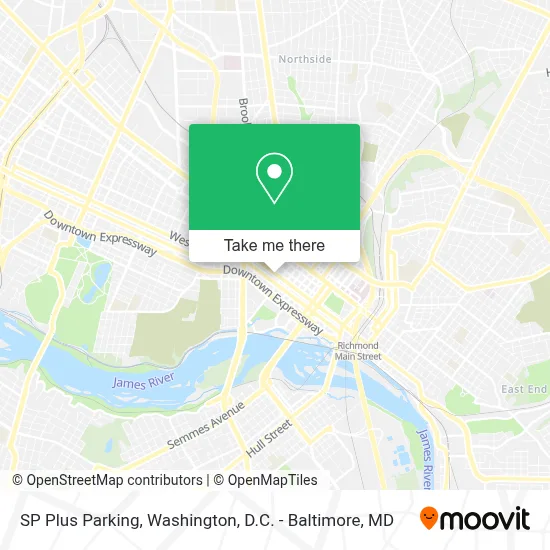 SP Plus Parking map