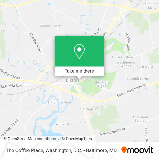 The Coffee Place map