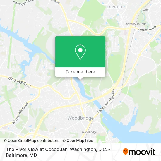 The River View at Occoquan map